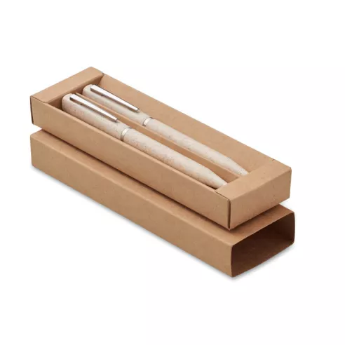 Wheat straw/ABS twist pen set PEAT