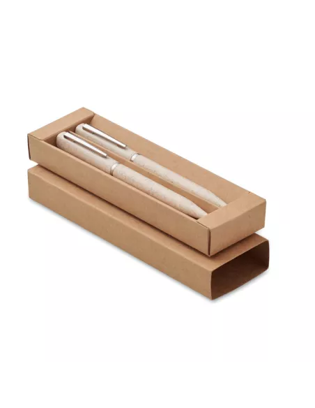 Wheat straw/ABS twist pen set PEAT