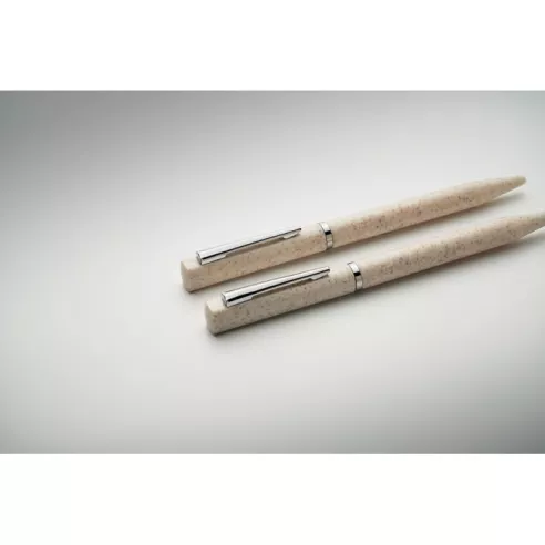 Wheat straw/ABS twist pen set PEAT