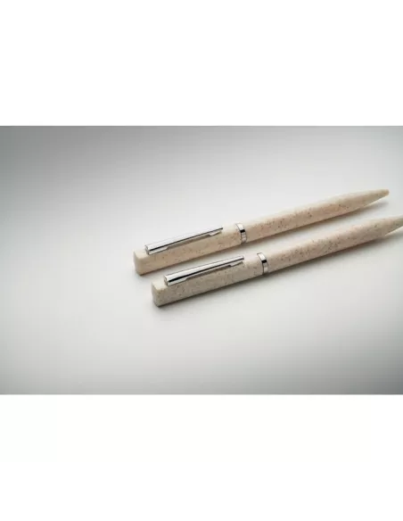 Wheat straw/ABS twist pen set PEAT