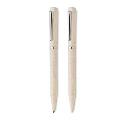 Wheat straw/ABS twist pen set PEAT