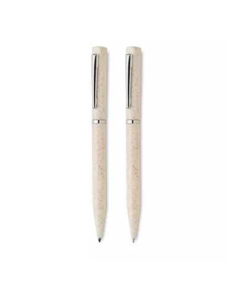 Wheat straw/ABS twist pen set PEAT