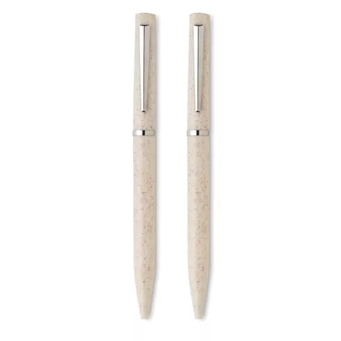 Wheat straw/ABS twist pen set PEAT