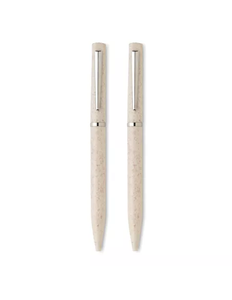 Wheat straw/ABS twist pen set PEAT