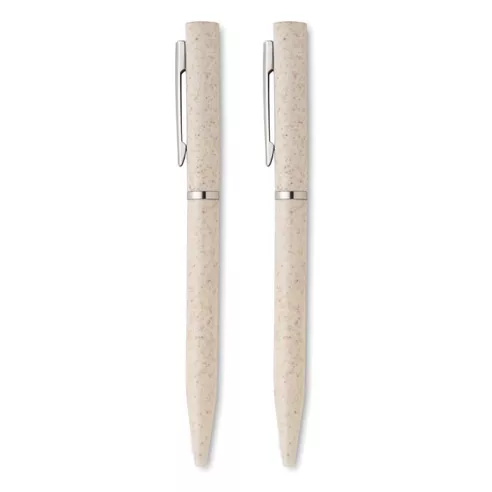 Wheat straw/ABS twist pen set PEAT