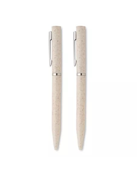 Wheat straw/ABS twist pen set PEAT