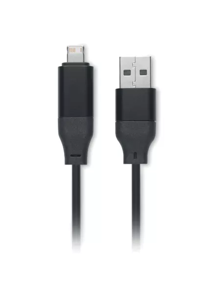 Key ring with 4 in 1 60W cable BULE