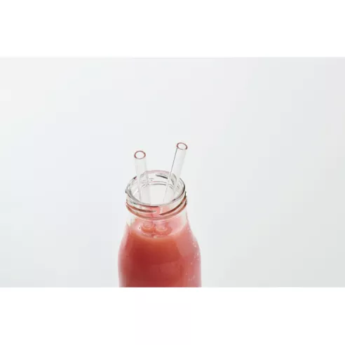 4 reusable glass straws GLAW