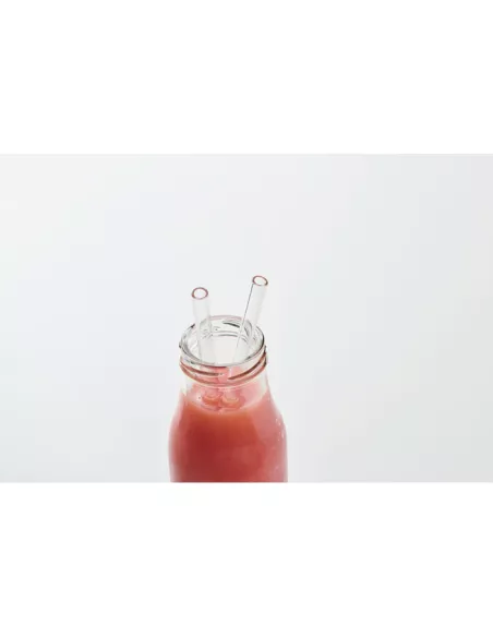 4 reusable glass straws GLAW