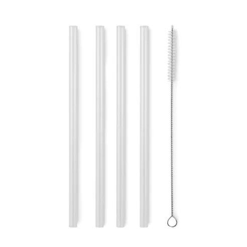 4 reusable glass straws GLAW