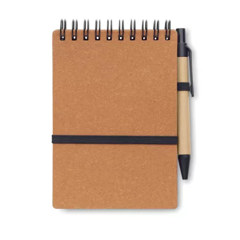 Recycled notebook with ball pen NOTIE