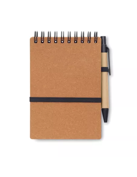 Recycled notebook with ball pen NOTIE