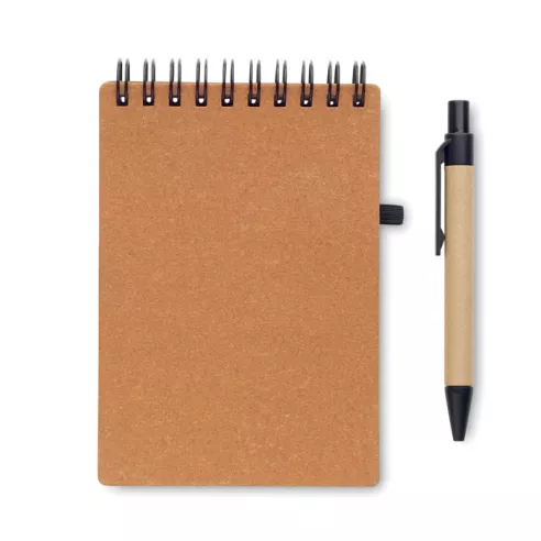 Recycled notebook with ball pen NOTIE