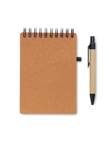 Recycled notebook with ball pen NOTIE