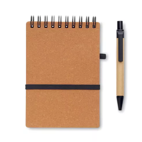 Recycled notebook with ball pen NOTIE