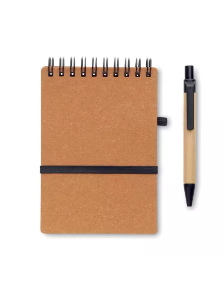 Recycled notebook with ball pen NOTIE