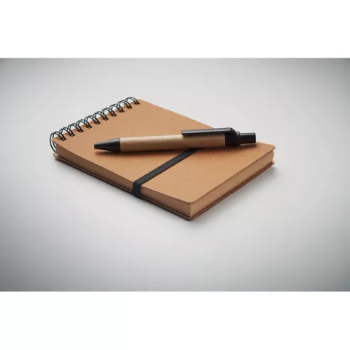 Recycled notebook with ball pen NOTIE