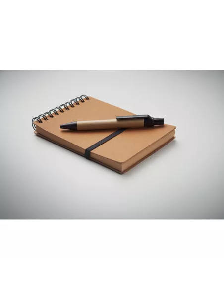 Recycled notebook with ball pen NOTIE