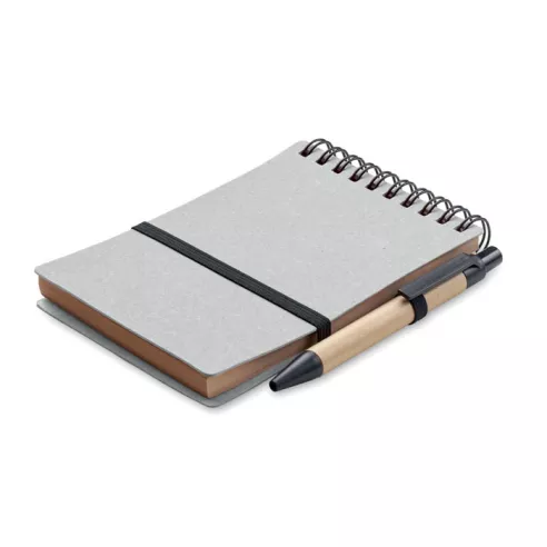 Recycled notebook with ball pen NOTIE