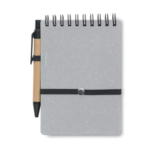 Recycled notebook with ball pen NOTIE
