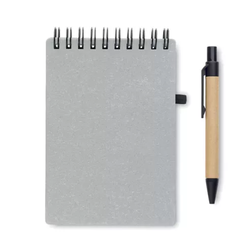 Recycled notebook with ball pen NOTIE