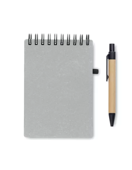 Recycled notebook with ball pen NOTIE