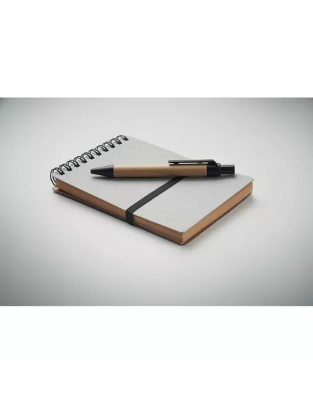 Recycled notebook with ball pen NOTIE
