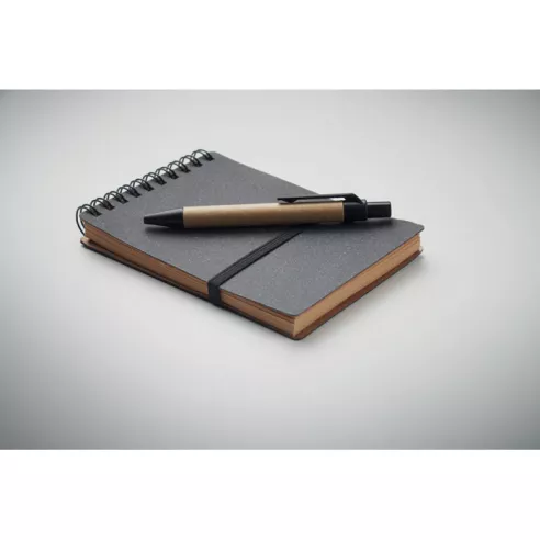 Recycled notebook with ball pen NOTIE