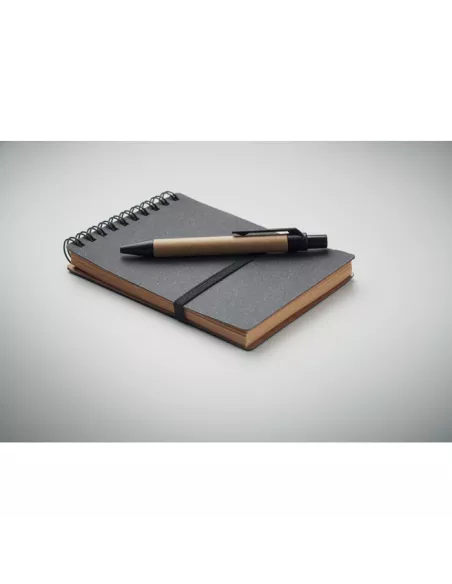 Recycled notebook with ball pen NOTIE