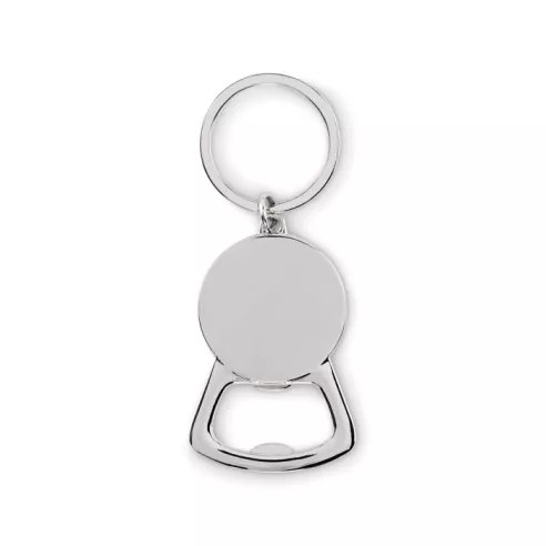 Recycled aluminium key ring KEYPOP