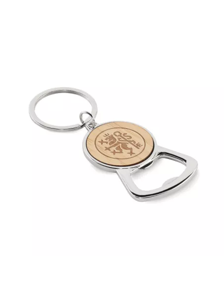 Recycled aluminium key ring KEYPOP