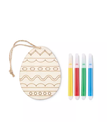 Wooden egg painting set DREGG