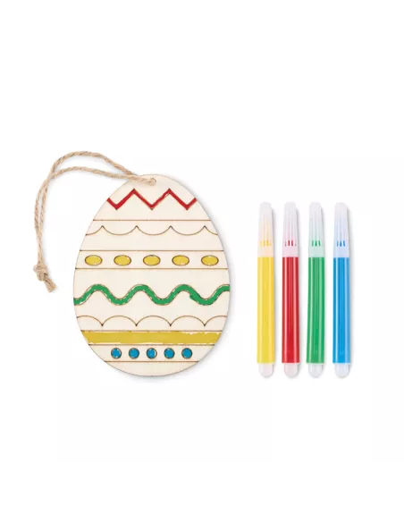 Wooden egg painting set DREGG
