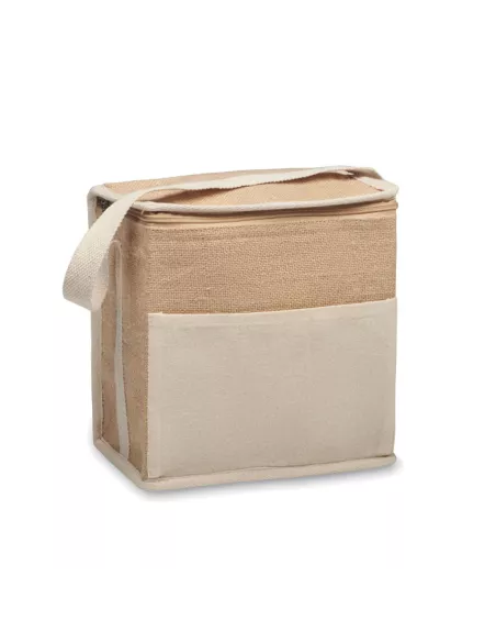 Jute and canvas cooler bag 3L LONA