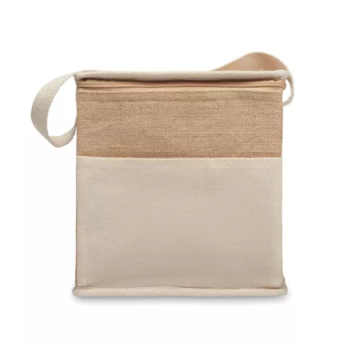 Jute and canvas cooler bag 3L LONA