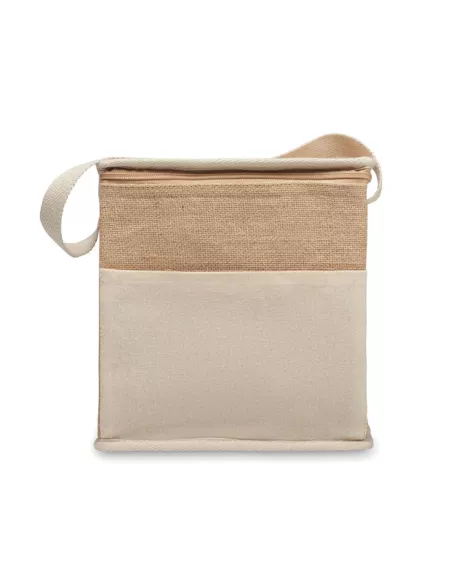 Jute and canvas cooler bag 3L LONA