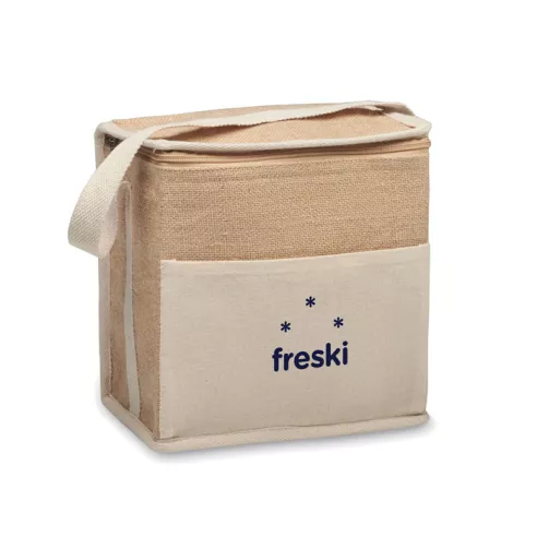 Jute and canvas cooler bag 3L LONA