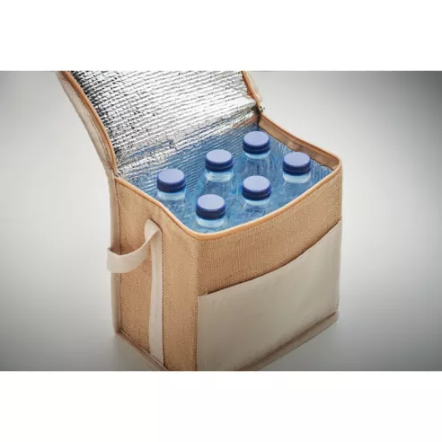 Jute and canvas cooler bag 3L LONA