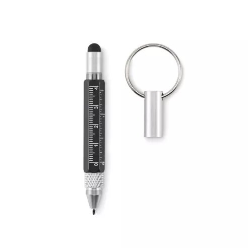 Key ring with twist action pen TWEN