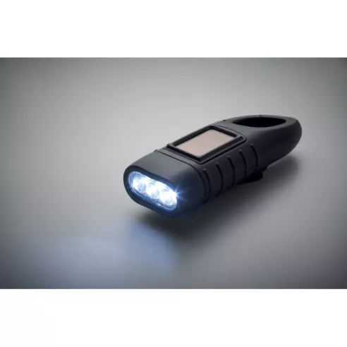 Solar torch with dynamo crank SLUZ