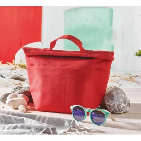 Recycled cotton cooler bag RECOBA COLOUR