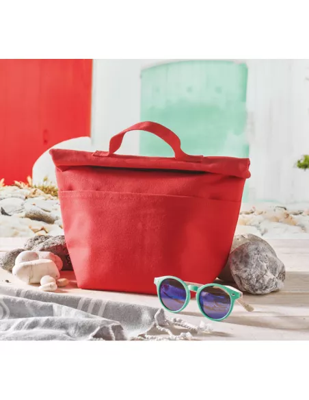 Recycled cotton cooler bag RECOBA COLOUR