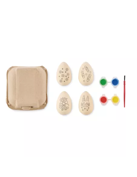 Wooden eggs painting set EISET