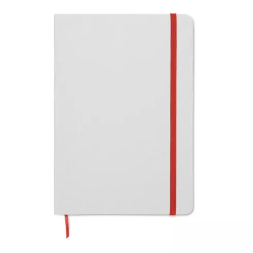Libreta A5 con tapa de cartón ROUTE WHITE