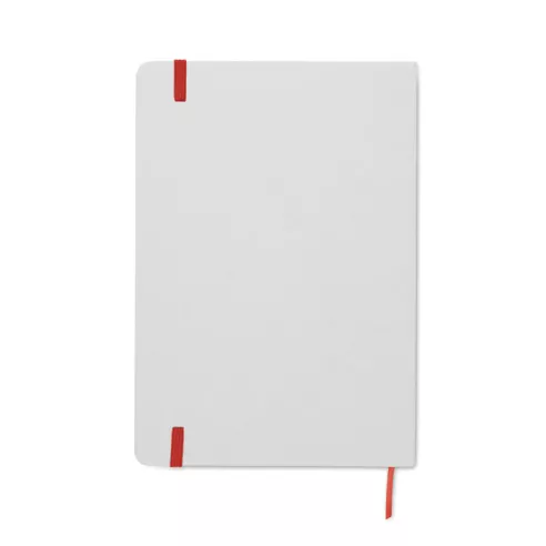 Libreta A5 con tapa de cartón ROUTE WHITE