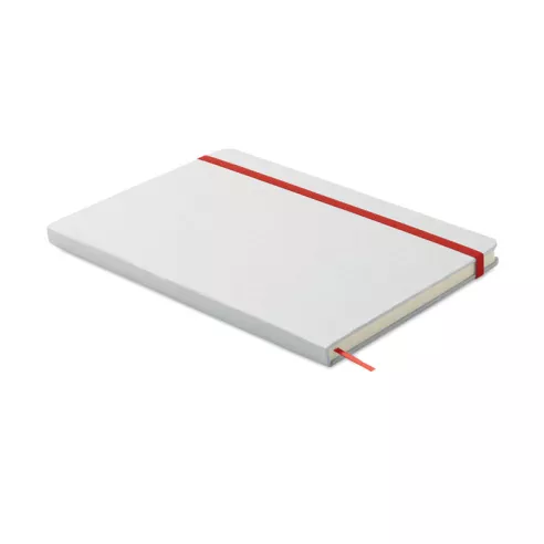 Libreta A5 con tapa de cartón ROUTE WHITE