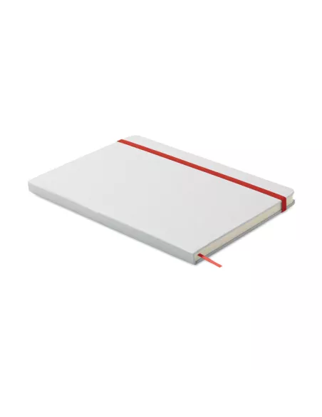 Libreta A5 con tapa de cartón ROUTE WHITE