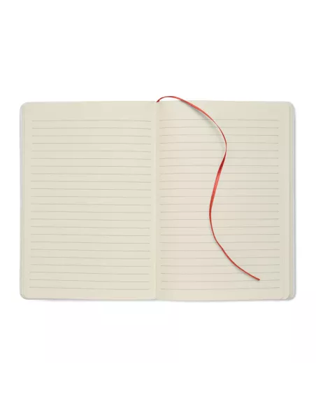 Libreta A5 con tapa de cartón ROUTE WHITE
