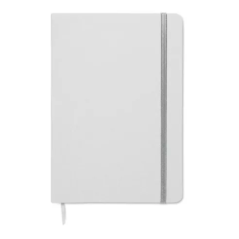 Libreta A5 con tapa de cartón ROUTE WHITE