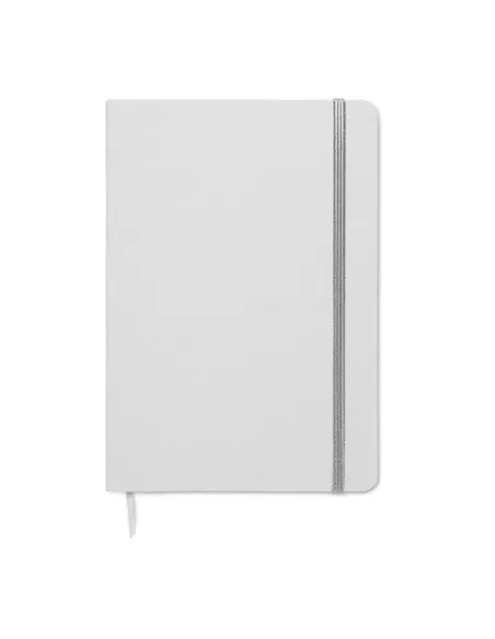 Libreta A5 con tapa de cartón ROUTE WHITE